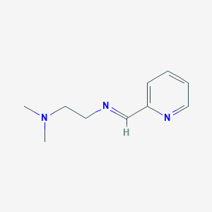 molecular formula C10H15N3 B3050548 1,2-Ethanediamine, N,N-dimethyl-N'-(2-pyridinylmethylene)- CAS No. 26850-19-1