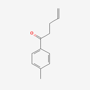 molecular formula C12H14O B3050557 1-(4-甲基苯基)戊-4-烯-1-酮 CAS No. 26954-31-4
