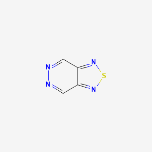 molecular formula C4H2N4S B3050599 [1,2,5]Thiadiazolo[3,4-d]pyridazine CAS No. 273-14-3