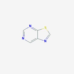 molecular formula C5H3N3S B3050601 Thiazolo[5,4-d]pyrimidine CAS No. 273-86-9