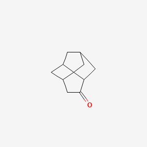 molecular formula C10H14O B3050640 2,5-Methano-1H-inden-7(4H)-one, hexahydro- CAS No. 27567-85-7