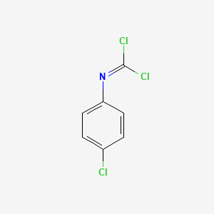 Carbonimidic dichloride, (4-chlorophenyl)-
