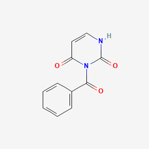 molecular formula C11H8N2O3 B3050666 3-苯甲酰尿嘧啶 CAS No. 2775-87-3