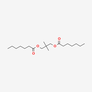molecular formula C19H36O4 B3050683 2,2-Dimethylpropane-1,3-diyl bisheptanoate CAS No. 27841-04-9