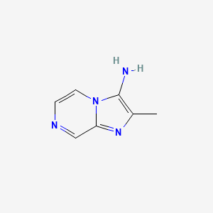 molecular formula C7H8N4 B3050701 2-Methylimidazo[1,2-a]pyrazin-3-amine CAS No. 27955-52-8
