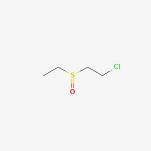 molecular formula C4H9ClOS B3050703 1-Chloro-2-(ethylsulfinyl)ethane CAS No. 27998-62-5