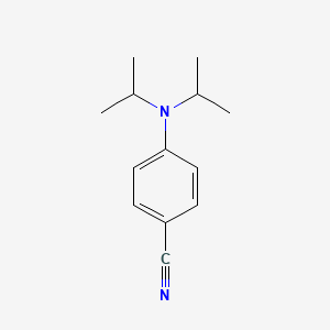 molecular formula C13H18N2 B3050731 4-(二异丙氨基)苯甲腈 CAS No. 282118-97-2