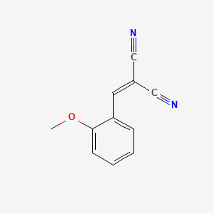 molecular formula C11H8N2O B3050742 2-Methoxybenzylidenemalononitrile CAS No. 2834-10-8