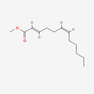 molecular formula C13H22O2 B3050746 十二烷-2,6-二烯酸甲酯（2E,6Z）- CAS No. 28369-22-4