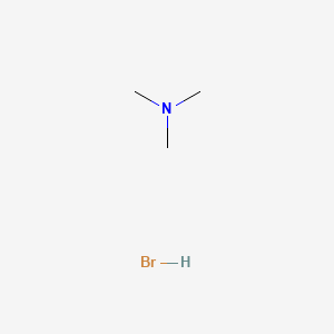 molecular formula C3H10BrN B3050748 Trimethylammonium bromide CAS No. 2840-24-6