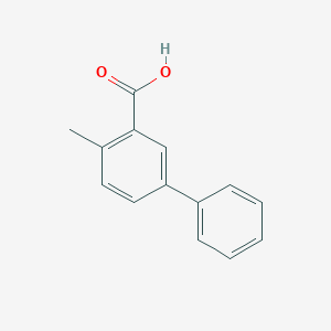molecular formula C14H12O2 B3050749 2-Methyl-5-phenylbenzoic acid CAS No. 2840-35-9