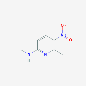 2-Pyridinamine, N,6-dimethyl-5-nitro-