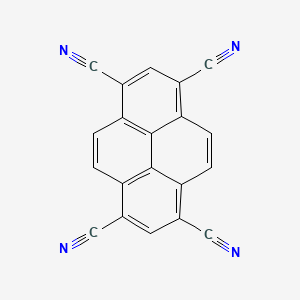 molecular formula C20H6N4 B3050764 Pyrene-1,3,6,8-tetracarbonitrile CAS No. 28496-11-9