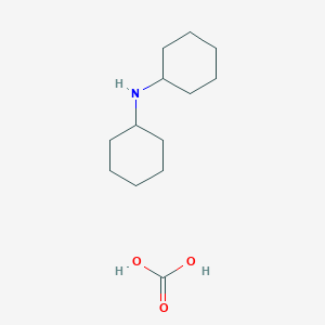 molecular formula C13H25NO3 B3050779 Dicyclohexylamine bicarbonate CAS No. 2869-44-5