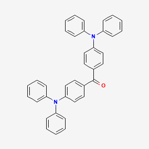 molecular formula C37H28N2O B3050785 Bis(4-(diphenylamino)phenyl)methanone CAS No. 2873-76-9