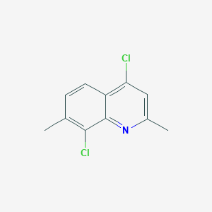 molecular formula C11H9Cl2N B3050798 4,8-dichloro-2,7-dimethylQuinoline CAS No. 288151-53-1