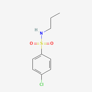 molecular formula C9H12ClNO2S B3050805 Benzenesulfonamide, p-chloro-N-propyl- CAS No. 28860-18-6