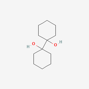 molecular formula C12H22O2 B3050809 1-(1-Hydroxycyclohexyl)cyclohexan-1-ol CAS No. 2888-11-1