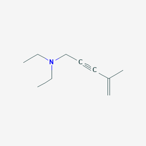 molecular formula C10H17N B3050810 N,N-diethyl-4-methylpent-4-en-2-yn-1-amine CAS No. 28885-03-2