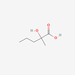 molecular formula C6H12O3 B3050811 2-羟基-2-甲基戊酸 CAS No. 28892-68-4