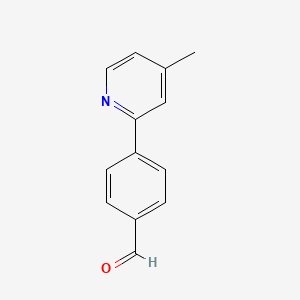 4-(4-Methylpyridin-2-yl)benzaldehyde