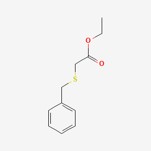 molecular formula C11H14O2S B3050824 Ethyl 2-(Benzylsulfanyl)acetate CAS No. 2899-67-4