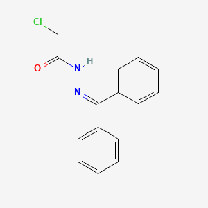 molecular formula C15H13ClN2O B3050832 2-Chloro-N'-(diphenylmethylene)acetohydrazide CAS No. 29043-58-1