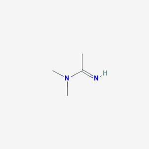 molecular formula C4H10N2 B3050838 N,N-dimethylethanimidamide CAS No. 2909-14-0