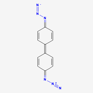 molecular formula C12H8N6 B3050844 4,4'-Diazidodiphenyl CAS No. 2915-43-7