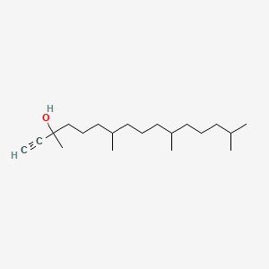 molecular formula C20H38O B3050848 3,7,11,15-Tetramethylhexadec-1-yn-3-ol CAS No. 29171-23-1