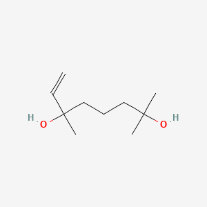 molecular formula C10H20O2 B3050857 2,6-Dimethyloct-7-ene-2,6-diol CAS No. 29210-77-3