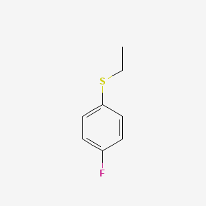 molecular formula C8H9FS B3050862 1-Ethylsulfanyl-4-fluorobenzene CAS No. 2924-75-6