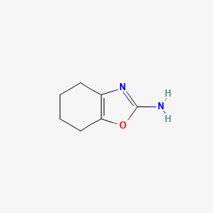 molecular formula C7H10N2O B3050870 4,5,6,7-Tetrahydro-1,3-benzoxazol-2-amine CAS No. 2933-42-8