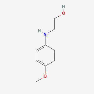 molecular formula C9H13NO2 B3050871 Ethanol, 2-[(4-methoxyphenyl)amino]- CAS No. 2933-77-9