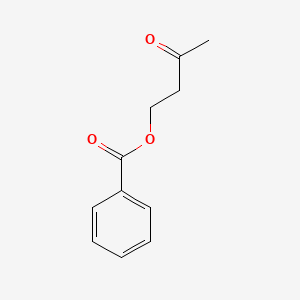 molecular formula C11H12O3 B3050874 2-Butanone, 4-(benzoyloxy)- CAS No. 29342-27-6