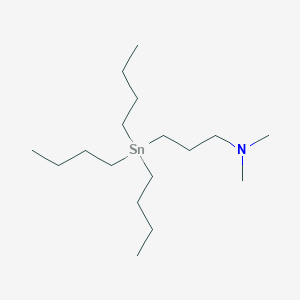 molecular formula C17H39NSn B3050875 N,N-Dimethyl-3-(tributylstannyl)propan-1-amine CAS No. 29346-31-4