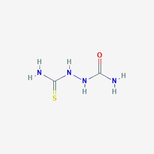 molecular formula C2H6N4OS B3050877 (Carbamothioylamino)urea CAS No. 2937-80-6