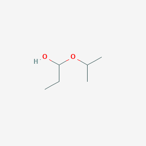 molecular formula C6H14O2 B3050879 Propanol,1(or 2)-(1-methylethoxy)- CAS No. 29387-84-6