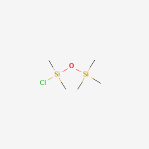 molecular formula C5H15ClOSi2 B3050882 Disiloxane, chloropentamethyl- CAS No. 2943-62-6