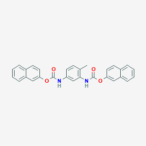 molecular formula C29H22N2O4 B3050885 萘-2-基 N-[2-甲基-5-(萘-2-yloxycarbonylamino)苯基]氨基甲酸酯 CAS No. 29455-59-2