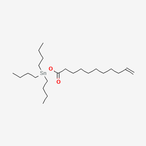 molecular formula C23H46O2Sn B3050886 Tributyl(undec-10-enoyloxy)stannane CAS No. 29457-48-5