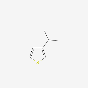 molecular formula C7H10S B3050891 Thiophene, 3-(1-methylethyl)- CAS No. 29488-27-5