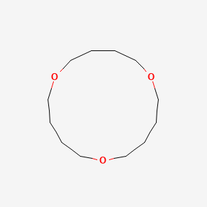 molecular formula C12H24O3 B3050892 1,6,11-三氧杂环十五烷 CAS No. 295-63-6