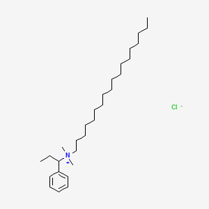 (Ethylbenzyl)dimethyloctadecylammonium chloride