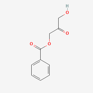 molecular formula C10H10O4 B3050917 3-羟基-2-氧代丙基苯甲酸酯 CAS No. 29751-66-4