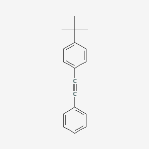 molecular formula C18H18 B3050923 1-叔丁基-4-(苯乙炔基)苯 CAS No. 29778-26-5