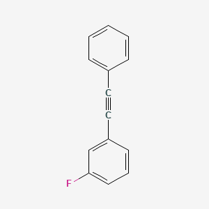molecular formula C14H9F B3050924 1-Fluoro-3-(2-phenylethynyl)benzene CAS No. 29778-28-7