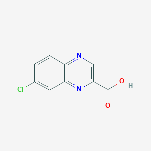 molecular formula C9H5ClN2O2 B3050931 7-Chloroquinoxaline-2-carboxylic acid CAS No. 29821-65-6