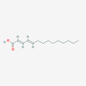 2E,4E-tetradecadienoic acid