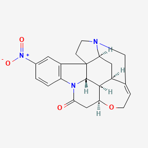 molecular formula C21H21N3O4 B3050937 2-硝基-士的宁 CAS No. 29854-52-2